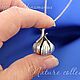 Защитный амулет - Чеснок. Кулон. NIKISTORE - silver. Ярмарка Мастеров.  Фото №4