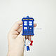 Polymer clay TARDIS brooch. Doctor who. Brooches. Al Catone store. Online shopping on My Livemaster.  Фото №2
