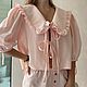 Пижамный костюм Paris с брюками. Блузки. Boho. Интернет-магазин Ярмарка Мастеров.  Фото №2