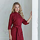 Order Dress 'Solange' Bordeaux. Designer clothing Olesya Masyutina. Livemaster. . Dresses Фото №3
