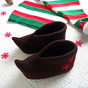 Одежда детская handmade. Livemaster - original item Shoes Gnome Elf Frost baby Christmas elf shoes. Handmade.