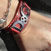 Винтаж handmade. Livemaster - original item D&G bracelet, leather, Italy. Handmade.