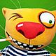 Живы будем - не помрем! Мягкие игрушки коты Васи Ложкина. Мягкие игрушки. Дингус! Веселые коты Васи Ложкина. Интернет-магазин Ярмарка Мастеров.  Фото №2