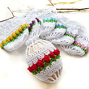 Сувениры и подарки handmade. Livemaster - original item Set of 7 pieces of knitted Easter bags (case) for eggs. Handmade.