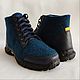 Men's felted running shoes, Boots, Tomsk,  Фото №1