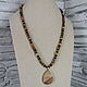 Long beads with a pendant ' Sand jasper'. Beads2. Magic box. Online shopping on My Livemaster.  Фото №2