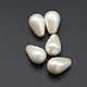 Mother-of-pearl drop 6h9 mm. Resin imitation, Pendants, Moscow,  Фото №1