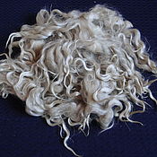 Недорогие волосы,пряди для кукол- натуральная козья шерсть.СК8