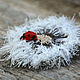 Textile Brooch Dandelion and Ladybug. Brooches. Heat hands (TeplOlino). My Livemaster. Фото №5