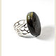 Order Amber. Ring 'With a clearance'. Amber is a warm stone. Livemaster. . Rings Фото №3