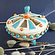 Order Incense stand 'Wheel of Time'. Owlclay. Livemaster. . Incense stand Фото №3