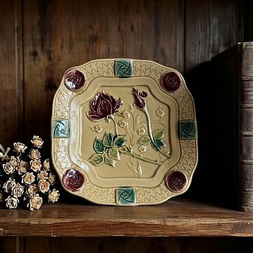 Винтаж ручной работы. Ярмарка Мастеров - ручная работа Тарелка Кузнецов. Handmade.