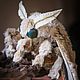 Textile moth 'Cream', a large moth. Stuffed Toys. Secret Jar. Online shopping on My Livemaster.  Фото №2