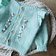 Вязаная кофта для девочки. Кофта. MELISSA for baby. Ярмарка Мастеров.  Фото №6