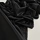 Атласный черный шелк от Ermanno Scervino. Ткани. Tessitore - ткани для жизни. Интернет-магазин Ярмарка Мастеров.  Фото №2