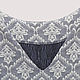 Jumper jacquard knit blue and white with a three-dimensional pattern. T-shirts. Yana Levashova Fashion. My Livemaster. Фото №6