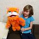 Order Puppet theatre: Cat Ray. A ventriloquist's dummy. Muppet. Puppets. teatr.tati. Livemaster. . Puppet show Фото №3
