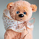 Заказать Мишка тедди Персик. Teddy by Olga Prokudina. Ярмарка Мастеров. . Мишки Тедди Фото №3