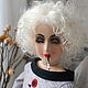 Авторская будуарная кукла в подарок. Интерьерная кукла из фетра, Интерьерная кукла, Москва,  Фото №1