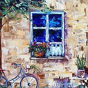 Картины и панно handmade. Livemaster - original item Picture Window to the garden. Handmade.