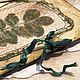 Авторская открытка с листиком. Открытка гербарий, Открытки, Санкт-Петербург,  Фото №1