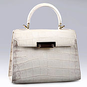 Сумки и аксессуары handmade. Livemaster - original item Women`s pearl crocodile leather bag IMA0862WE4. Handmade.
