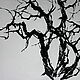 Китайская живопись Тень ветра(картина графика тушью деревья лофт). Картины. Анна Энгардо китайская живопись. Ярмарка Мастеров.  Фото №5