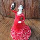 Bell author of 'Flamenco in red'. Bells. author's ceramics. My Livemaster. Фото №4