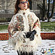 Order Poncho: felted Flowers of Russia double-sided. studiya. Livemaster. . Ponchos Фото №3