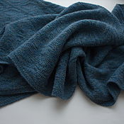 Аксессуары handmade. Livemaster - original item Blue knitted scarf for men/women 