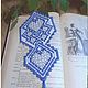 Bookmark for books with hand embroidery. Romantic gift. Bookmark. Easy Stitches. My Livemaster. Фото №5