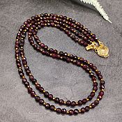Украшения handmade. Livemaster - original item Natural garnet author`s garnet necklace. Handmade.
