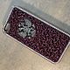 чехол на Apple 5 ручной работы, герб РФ  литой, бронза, отличный подарок, гарантийное качество