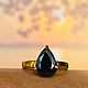 17p Ring with a black diamond ' Dawn ' to buy. Rings. luxuryclub. My Livemaster. Фото №5