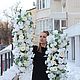 Белые Свадебные композиции из цветов. Арка на свадьбу. Президиум. Цветочный декор. El flor : флористика и декор (Svetok26). Ярмарка Мастеров.  Фото №4