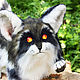Cat-raccoon from deep space. Realistic toy still life, fantasy, Stuffed Toys, Kamensk-Uralsky,  Фото №1