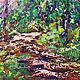 Oil painting forest path 'is a Fabulous journey'. Pictures. Russian Oil Paintings. My Livemaster. Фото №5