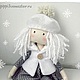 Девочка "Зима". Мягкие игрушки. Pippi-Shop (Кристина). Интернет-магазин Ярмарка Мастеров.  Фото №2