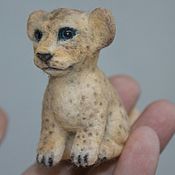 Куклы и игрушки handmade. Livemaster - original item Felt toy: Little lion cub. Handmade.