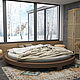 Заказать Круглая кровать двуспальная (для взрослых). FUTON. Ярмарка Мастеров. . Кровати Фото №3