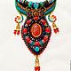 Колье с красной яшмой и агатами "The Magic Spark", Necklace, Kiev,  Фото №1