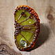 Brooch Orange slice. Brooches. copyright glass. Online shopping on My Livemaster.  Фото №2