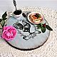 Round serving board for serving pizza, cheese, slicing, Cutting Boards, Frolovo,  Фото №1