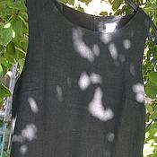 Винтаж handmade. Livemaster - original item LAURA CLEMENT dress. 100% linen.. Handmade.