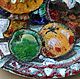 настенная тарелка Натюрморт с яблоками. Подвески. Ольга Керамическая. Ярмарка Мастеров.  Фото №4