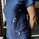 Вышивка на футболке вышивка на свитшоте вышивка на одежде. Футболки. Наталия Семенова. Интернет-магазин Ярмарка Мастеров.  Фото №2