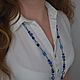Заказать Длинные бусы «Azure dream». Olga Kokina_jewelry. Ярмарка Мастеров. . Бусы Фото №3