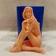 Silicone mold for soap 'Naked girl', Form, Arkhangelsk,  Фото №1
