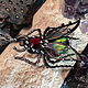 Order Scarab Beetle Brooch red-green (bro-003-02-07). #Ofel_way. Livemaster. . Brooches Фото №3