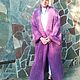 Вязаное пальто-халат оверсайз из мохерп. Пальто. Saharastyle.fashion. Ярмарка Мастеров.  Фото №4